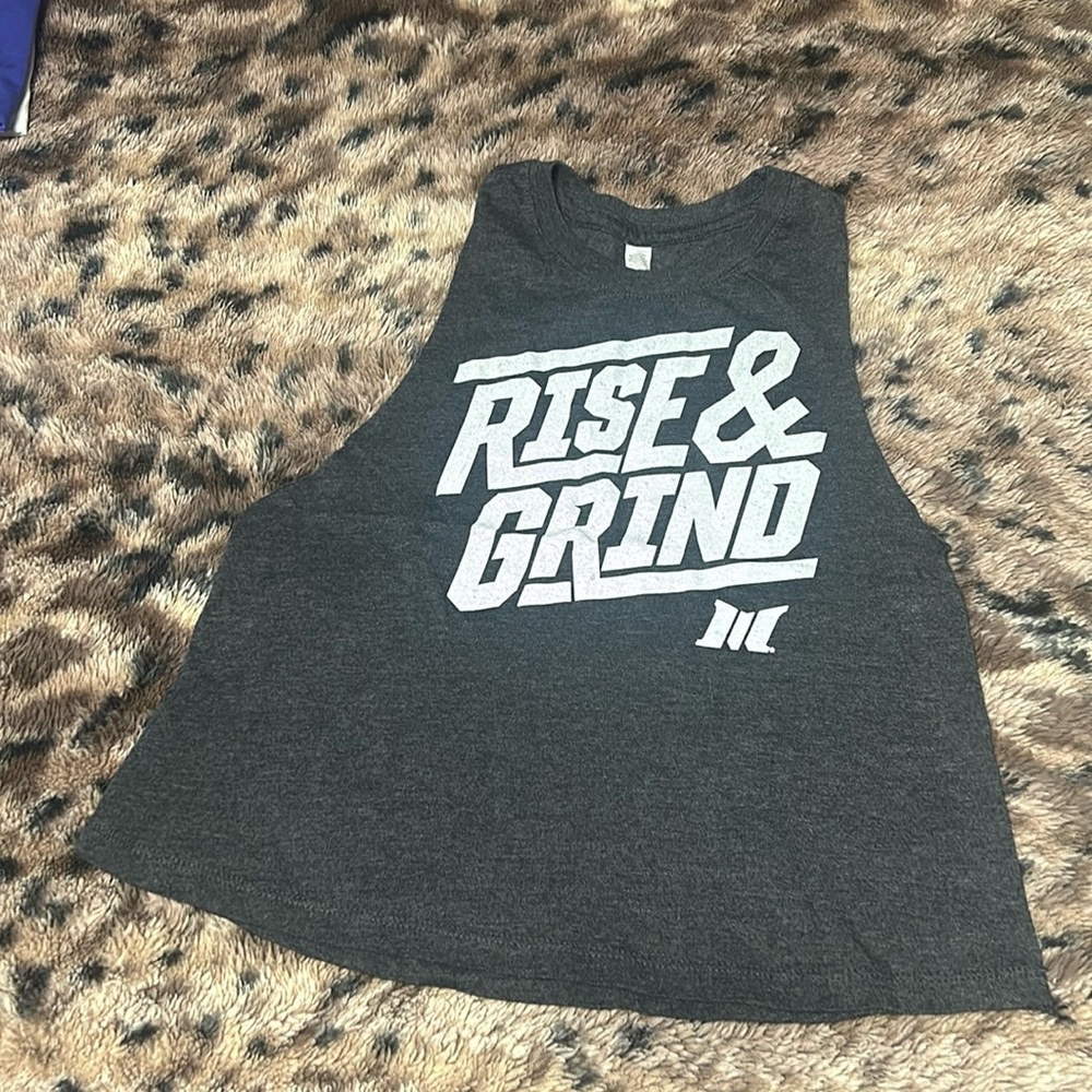 Muscle Club Apparel woman’s Rise & Grind tank top